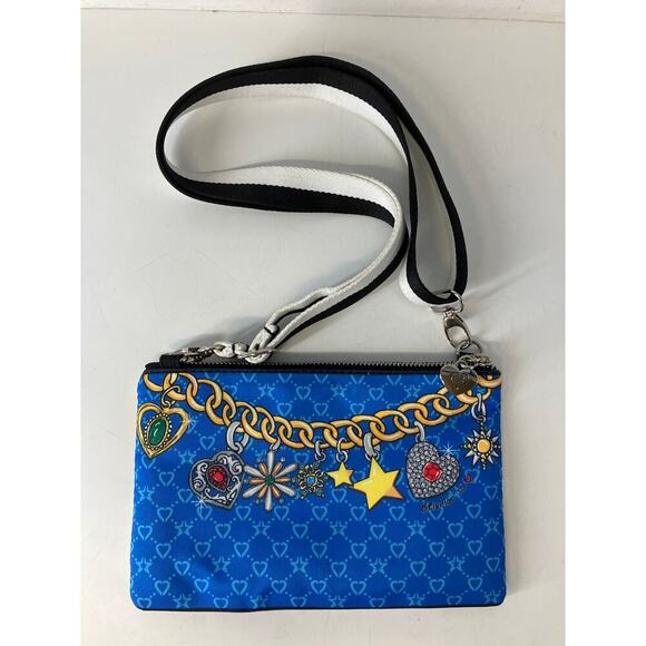 BRIGHTON SMALL MULTI COLOR AND PRINT NYLON CROSSBODY BAG - Picture 2 of 6